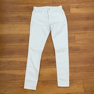 Top Shop White Skinny Jeans